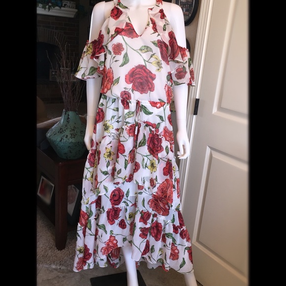 I•N•C International Concepts Cold Shoulder Dress. - Picture 1 of 7